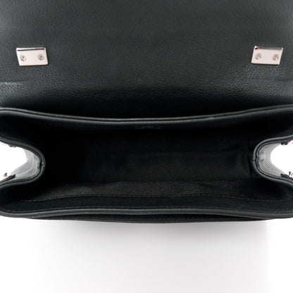 Louis Vuitton Calfskin Lockme II Chain Bag BB Black 5 of 10