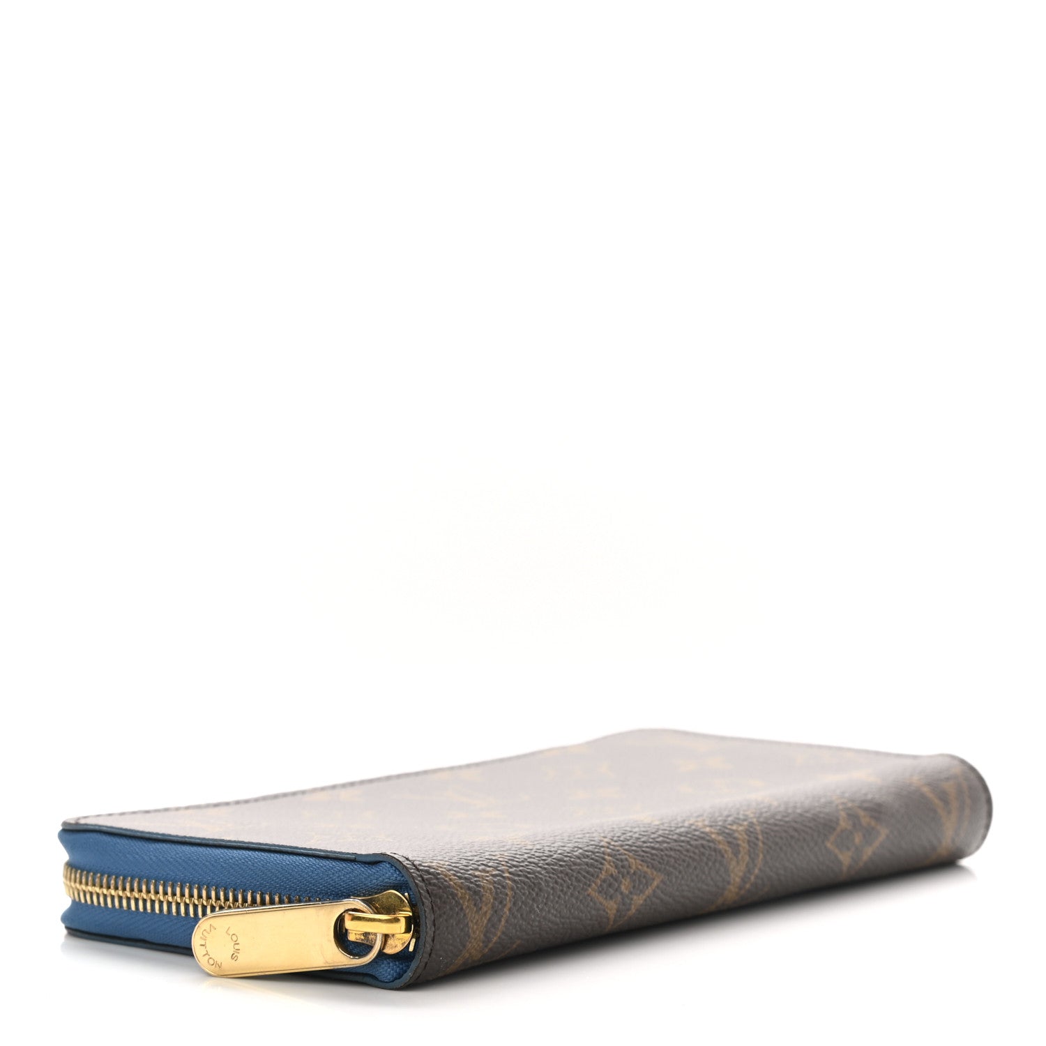 Louis Vuitton Monogram Zippy Wallet Blue Jean 4 of 8