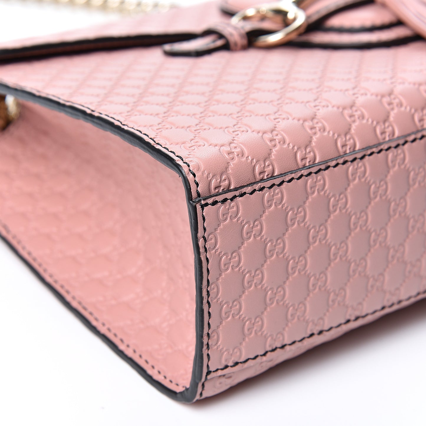 Microguccissima Medium Emily Chain Shoulder Bag Soft Pink