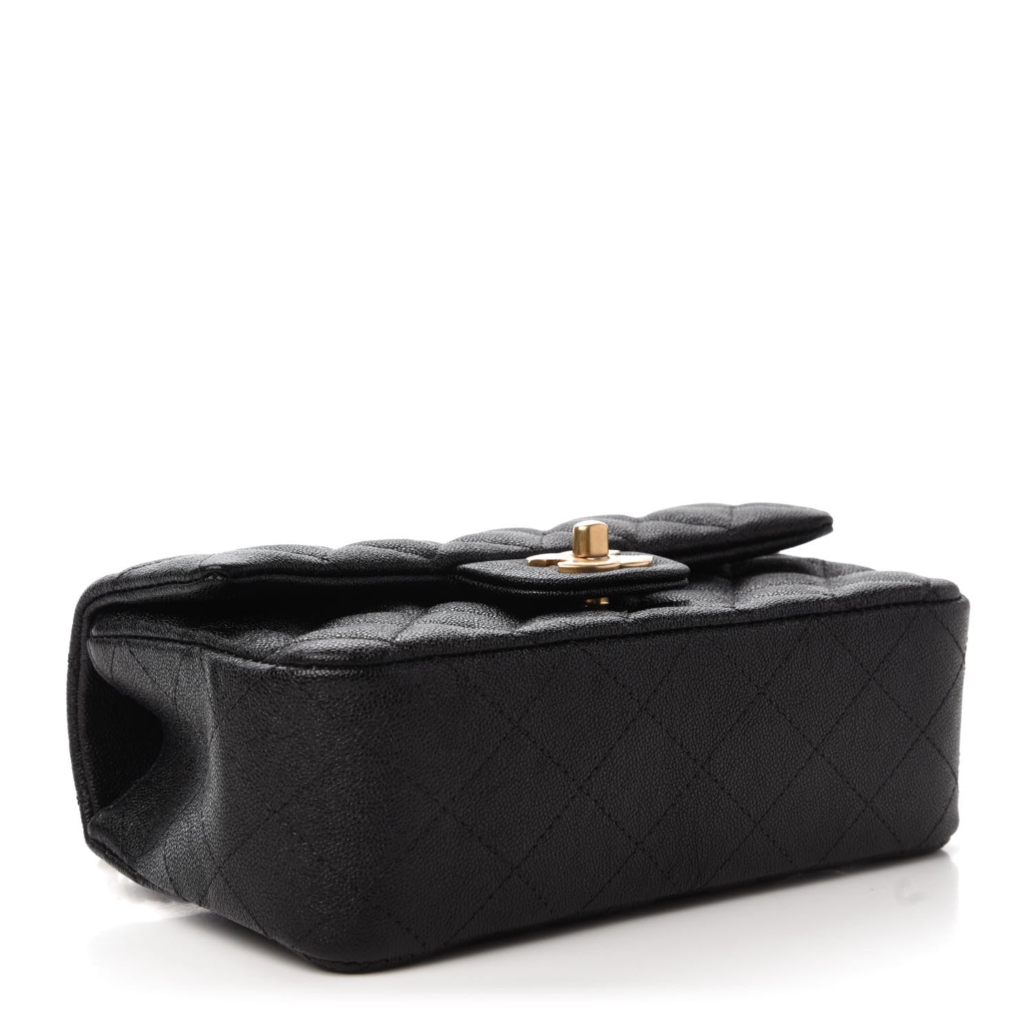 Chanel Caviar Quilted Mini Top Handle Rectangular Flap Black 4 of 11
