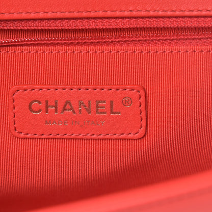 Chanel Calfskin Quilted New Medium Boy Flap Red 6 of 11