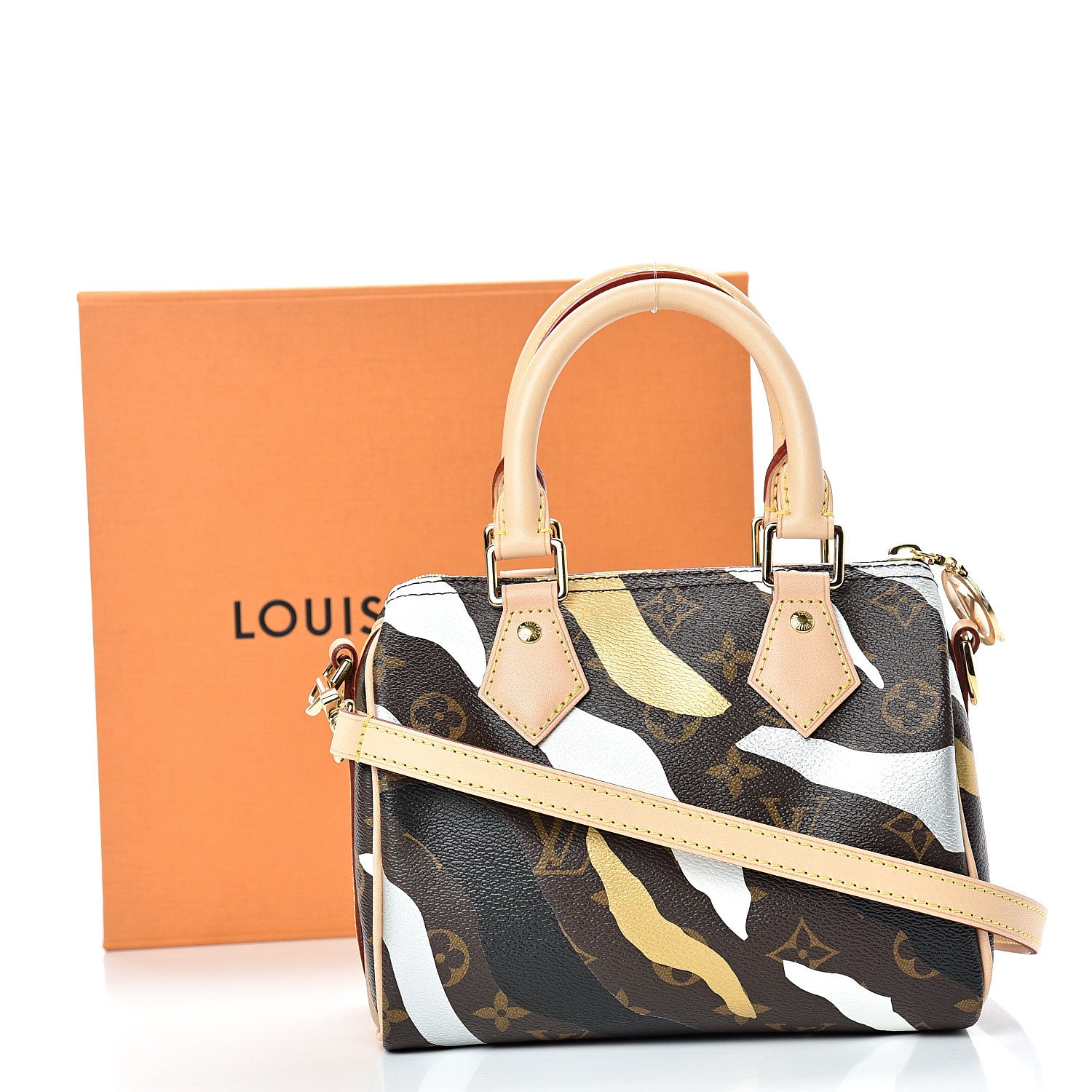Louis Vuitton X LOL Monogram Speedy BB Gold Silver 9 of 9