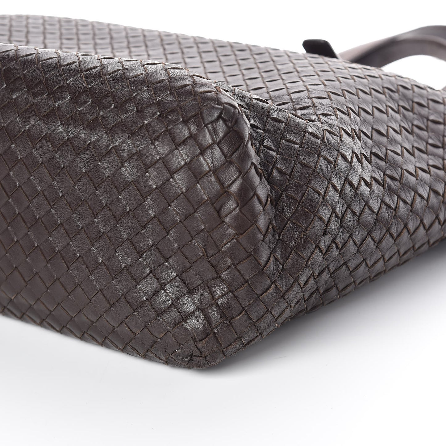 Nappa Intrecciato Large Tote Ebano