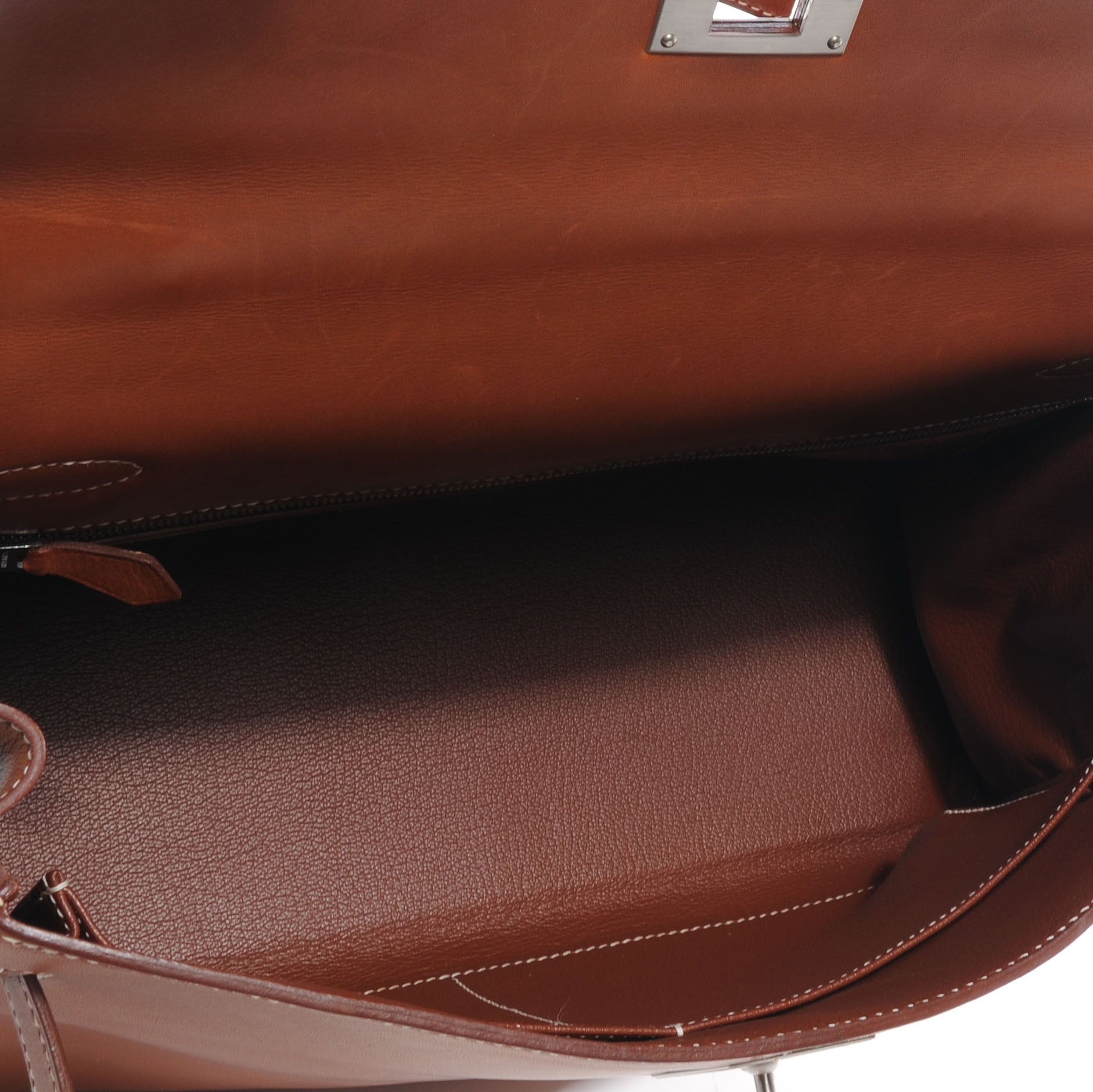 Hermes Natural Barenia Kelly Retourne 32 Fauve 5 of 11