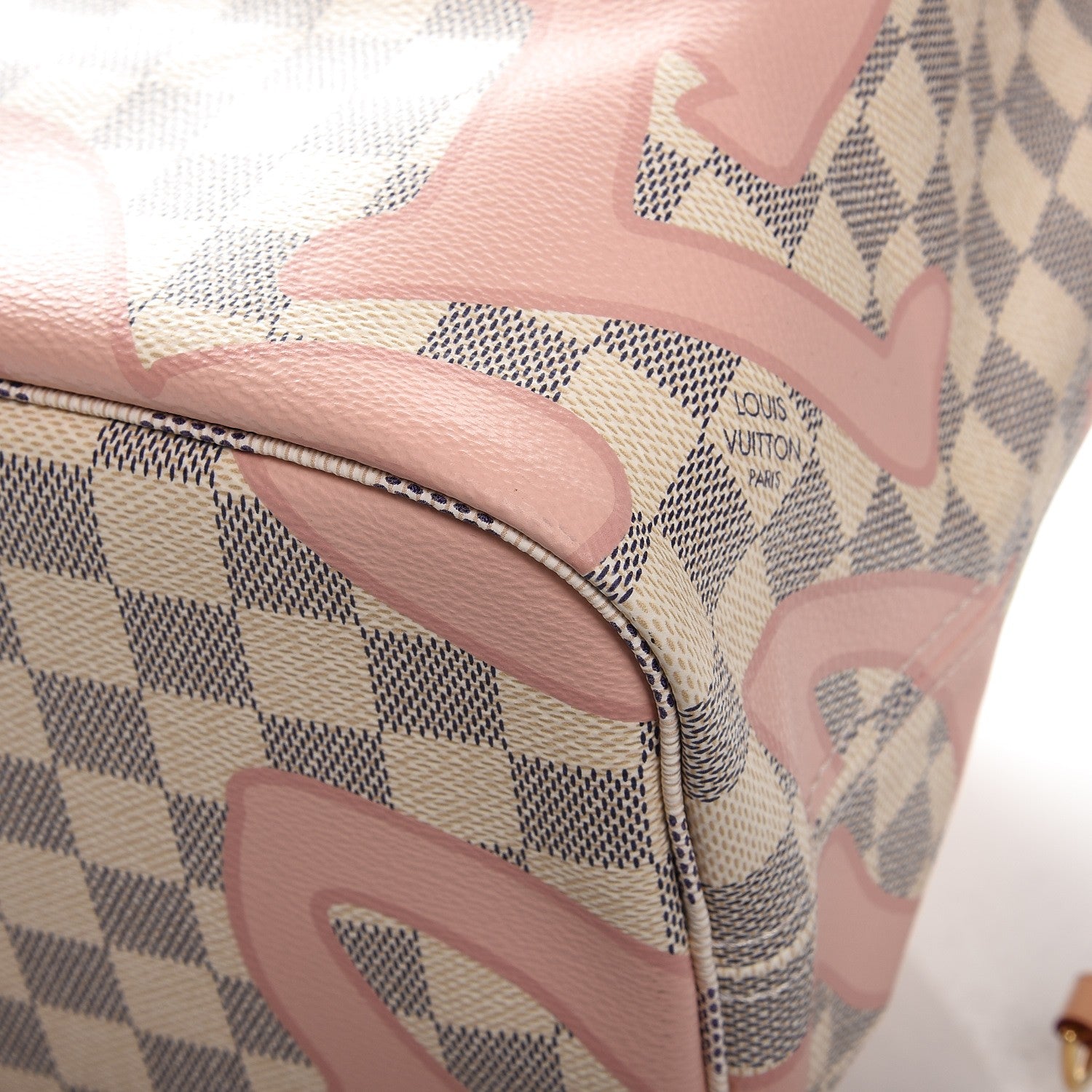Mikimoto LOUIS VUITTON Damier Azur Tahitienne Neverfull MM 8 of 8