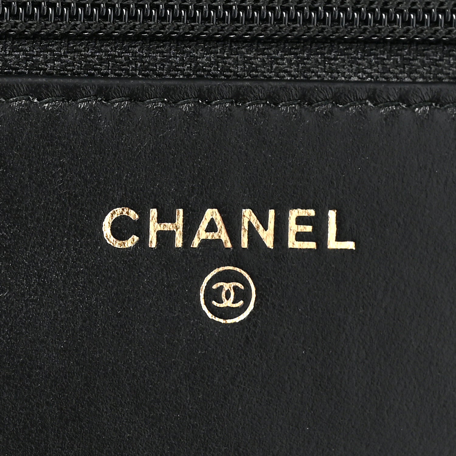 Chanel Orylag Lambskin Boy Wallet On Chain WOC Black 7 of 13