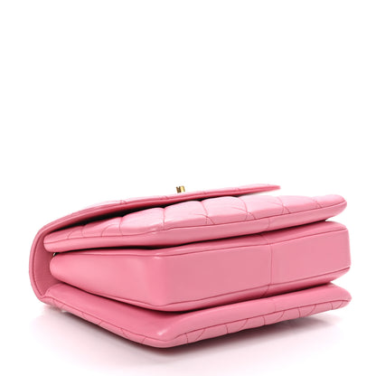 Chanel Lambskin Quilted Small Trendy CC Flap Dual Handle Bag Pink 4 of 12