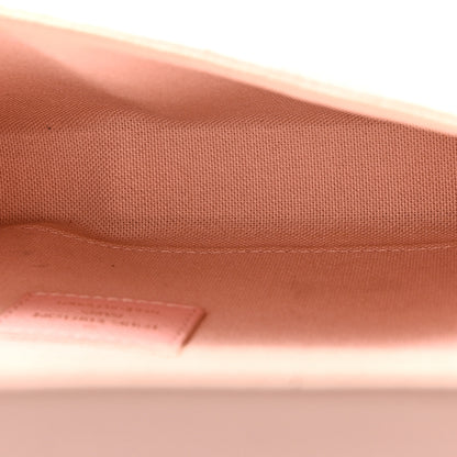Louis Vuitton Damier Azur Calfskin Pochette Felicie Eau De Rose 6 of 10