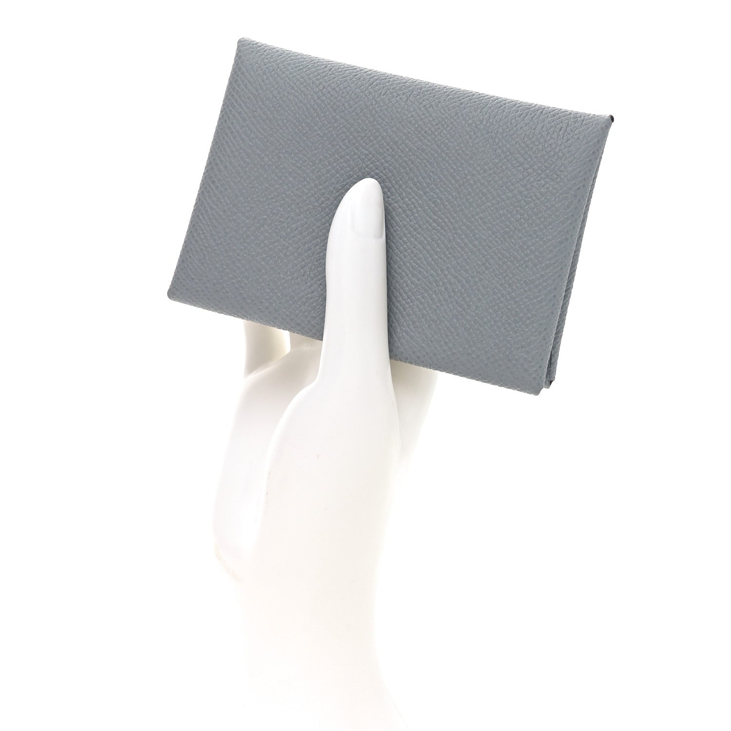 Hermes Epsom Calvi Duo Card Case Gris Pantin 2 of 7