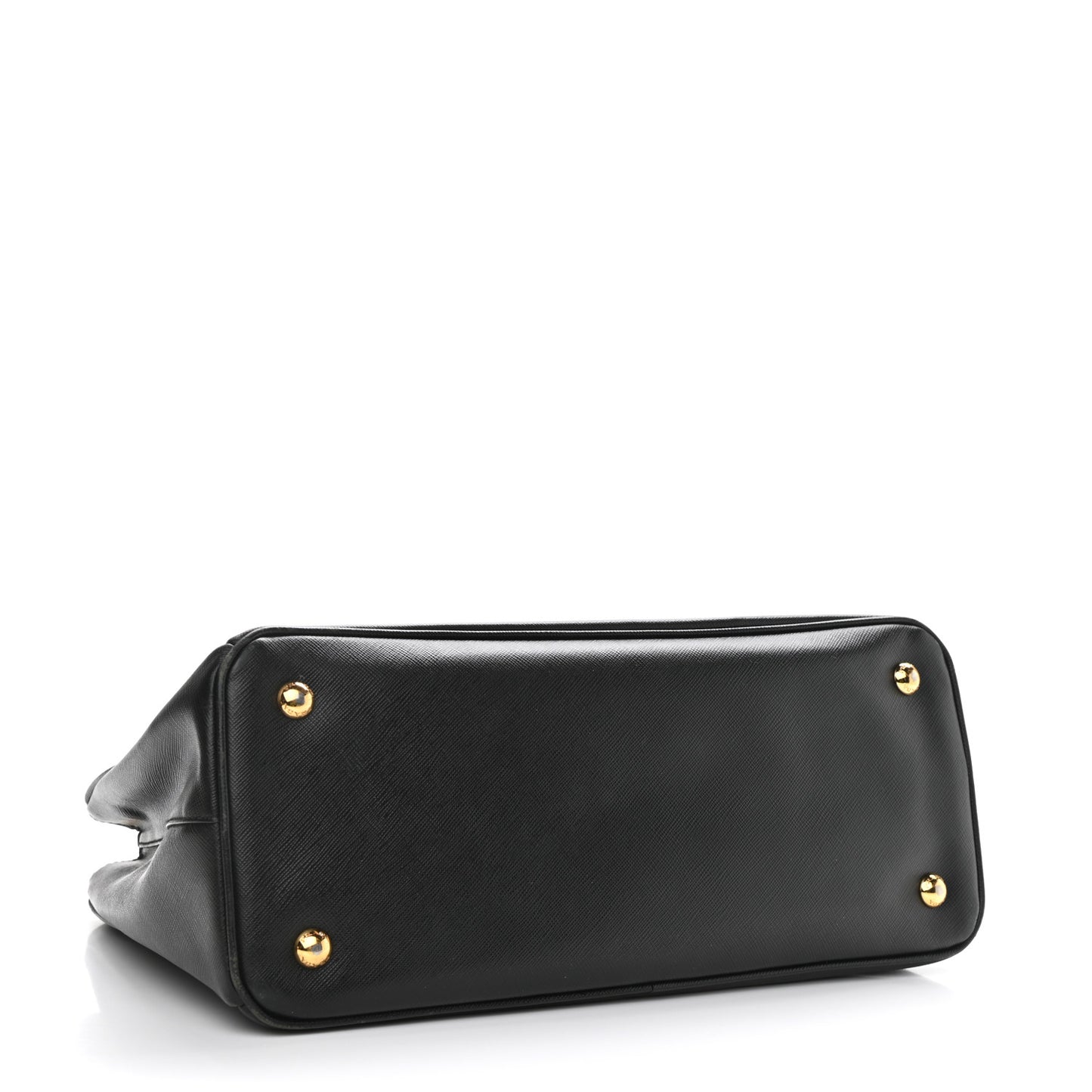 Saffiano Lux Medium Tote Black