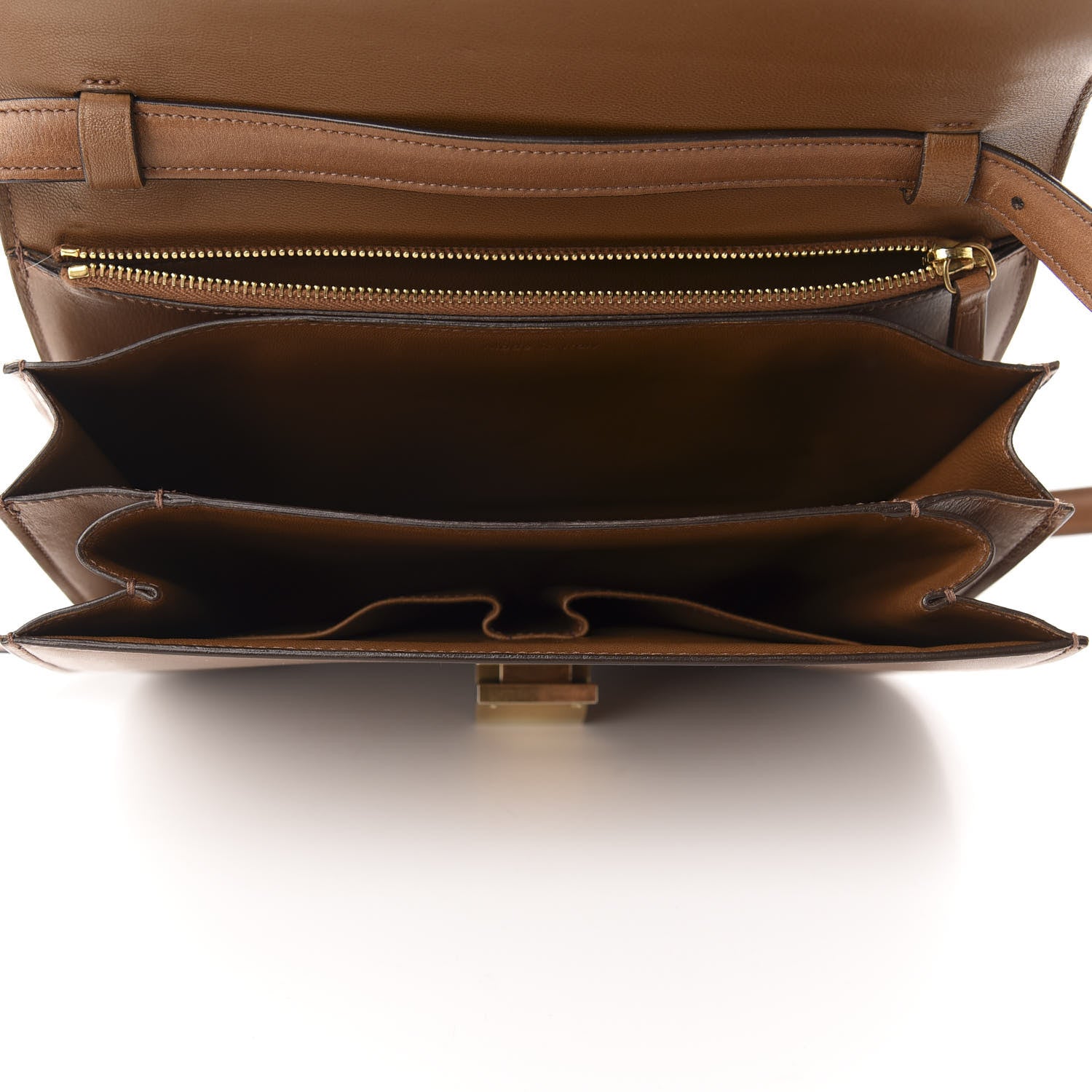 Celine Box Calfskin Medium Classic Box Flap Bag Camel 5 of 12