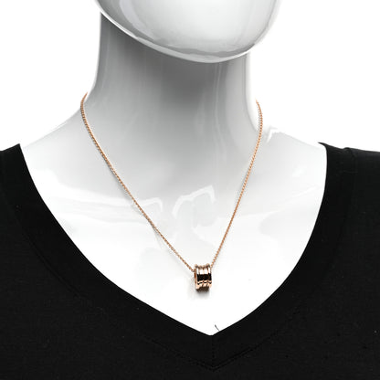 Bulgari 18K Rose Gold B.Zero1 Pendant Necklace 2 of 5