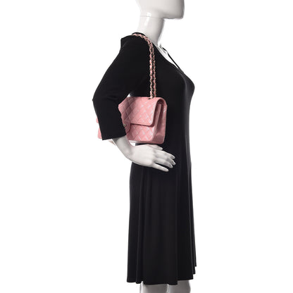 Chanel Iridescent Caviar Quilted Medium Double Flap Rose Pink 2 of 11