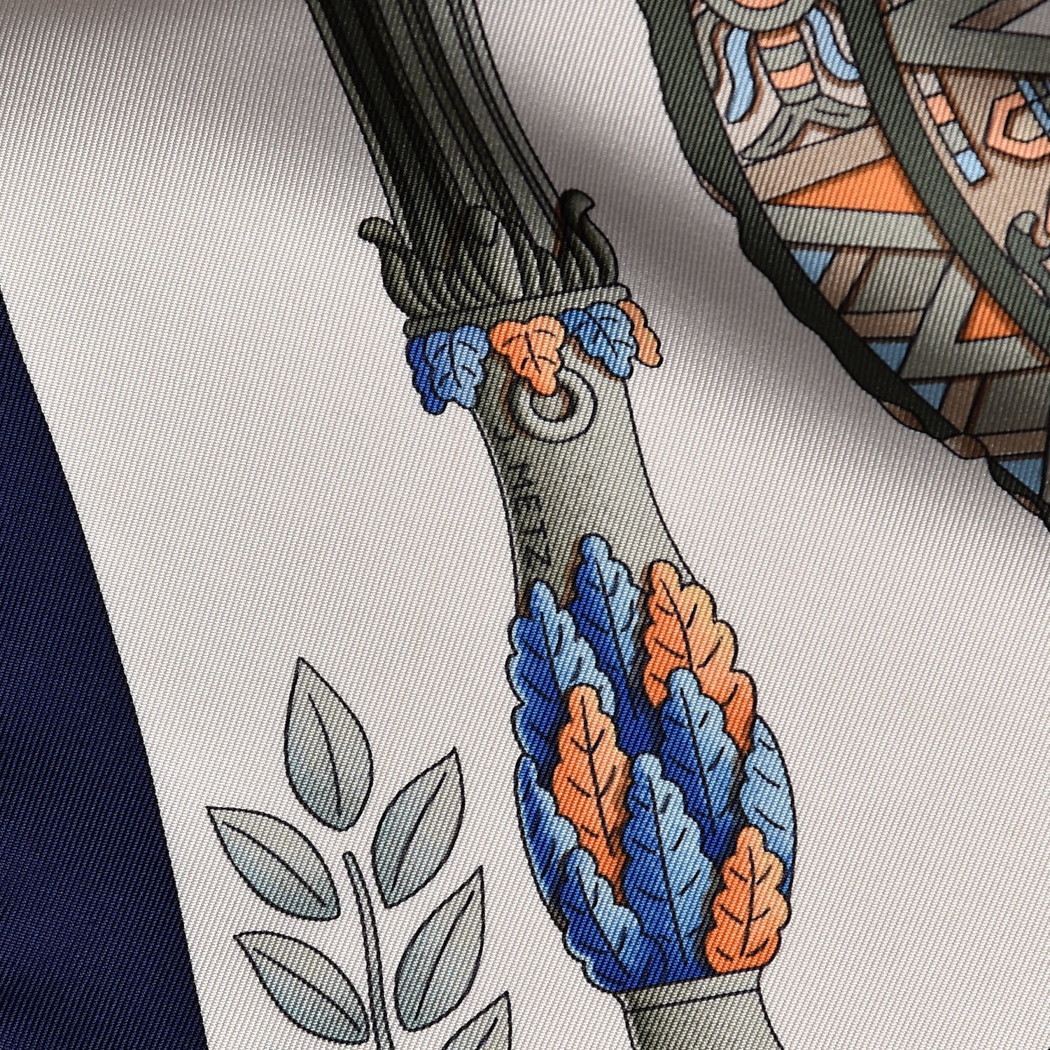 Hermes Silk Le Matin Neuf Scarf 90 6 of 8
