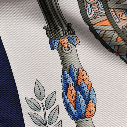 Hermes Silk Le Matin Neuf Scarf 90 6 of 8