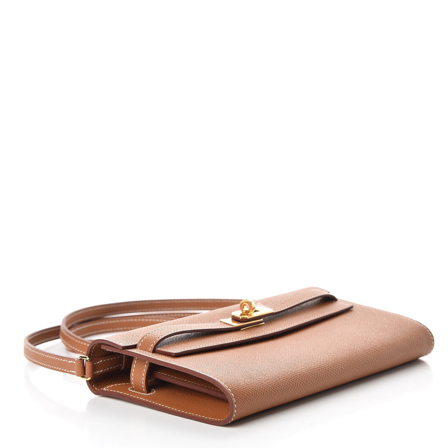 Hermes Epsom Kelly Wallet To Go Gold 3 of 9