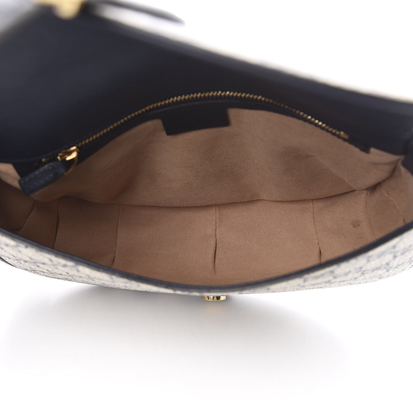 GG Supreme Monogram Small Messenger Shoulder Bag Beige Blue Navy