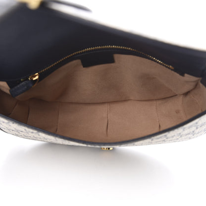 Gucci GG Supreme Monogram Small Messenger Shoulder Bag Beige Blue Navy 5 of 13