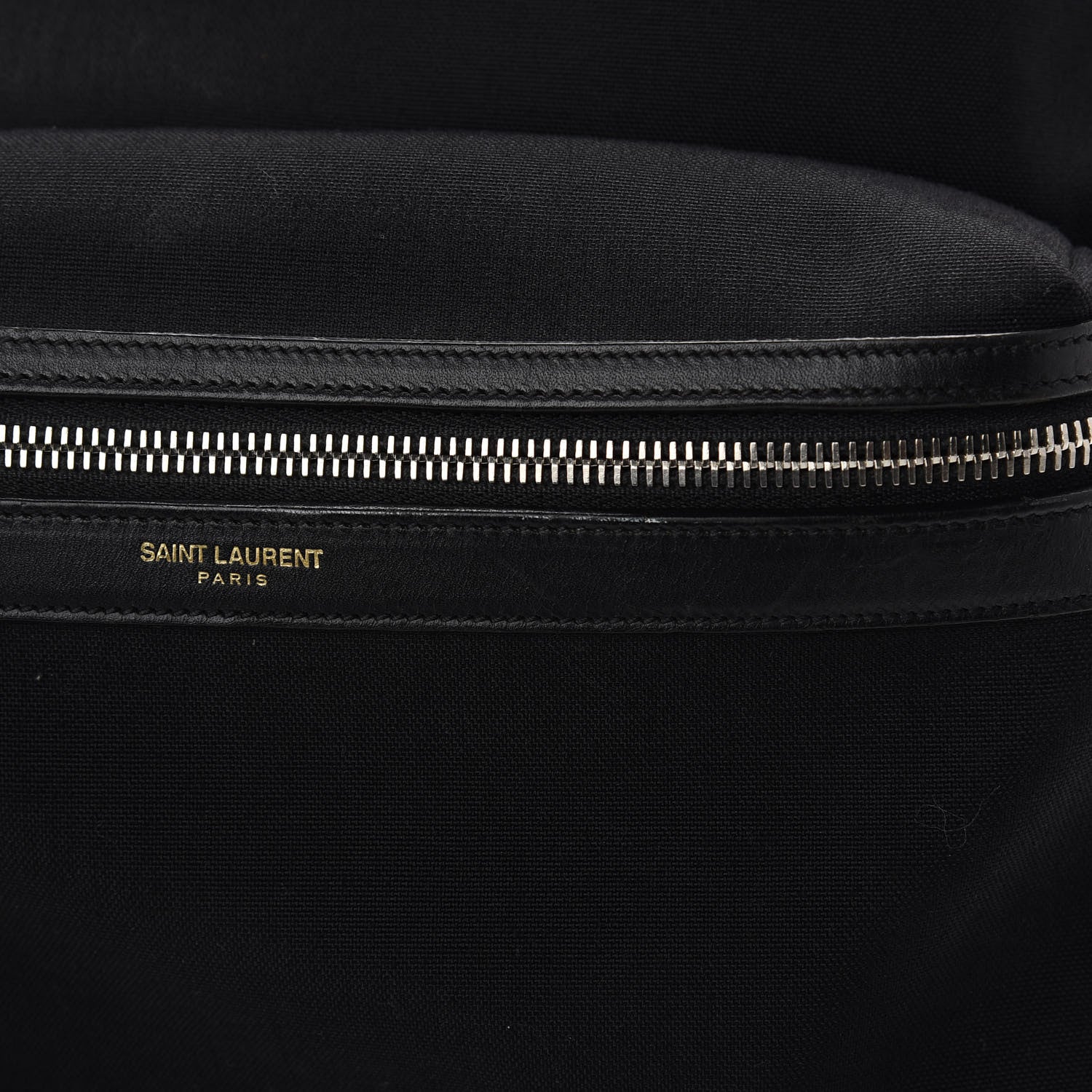 Saint Laurent Canvas City Backpack Black 10 of 12