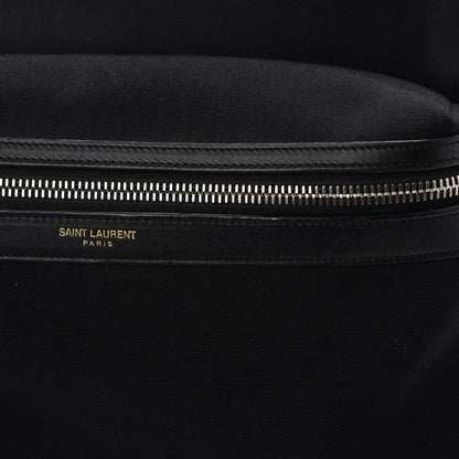 Saint Laurent Canvas City Backpack Black 10 of 12