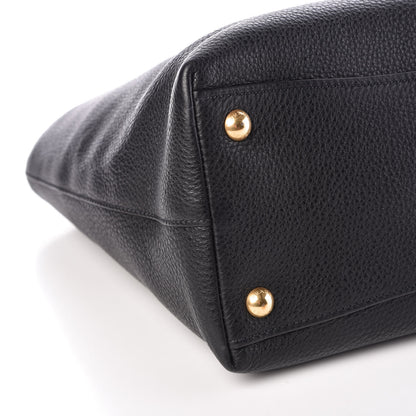 Prada Vitello Phenix Tote Black 8 of 9