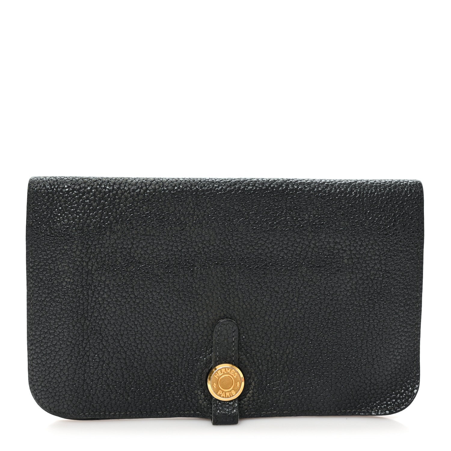 Hermes Togo Dogon Duo Wallet Black 1 of 11
