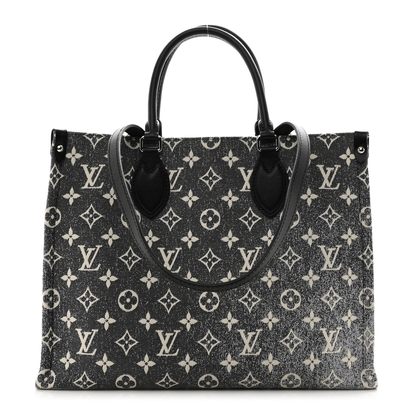 Monogram Jacquard Denim Onthego MM Bleu
