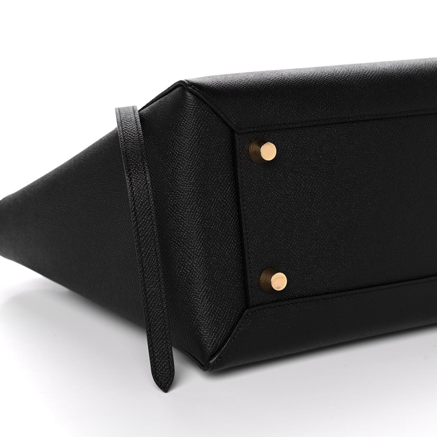 Grained Calfskin Mini Belt Bag Black