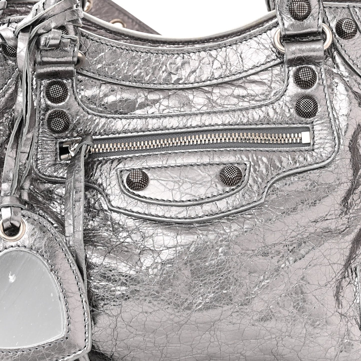 Metallic Agneau Arena Neo Cagole City Silver