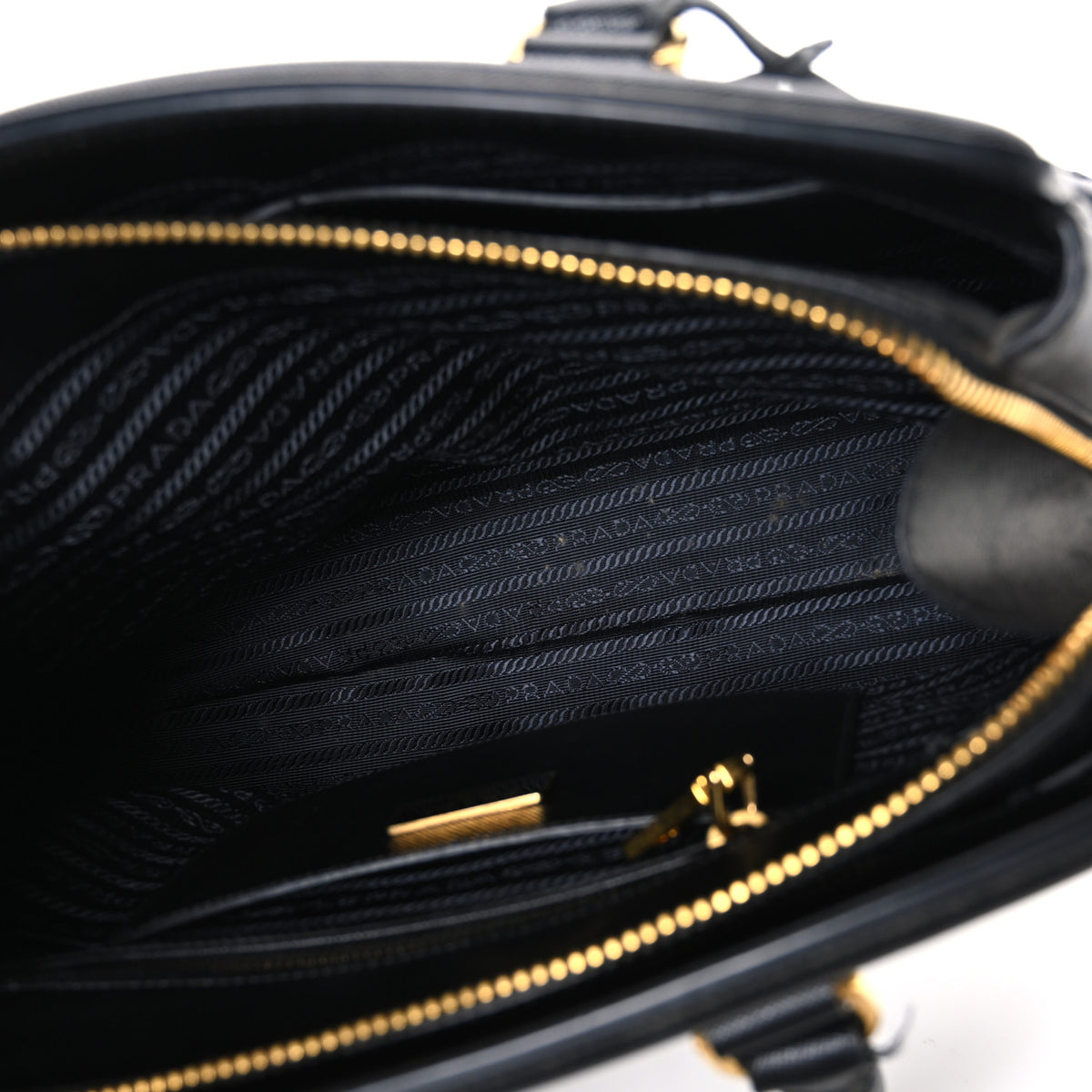 Prada Saffiano Lux Parabole Tote Black 5 of 10