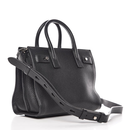 Saint Laurent Grained Calfskin Nano Sac De Jour Souple Black 3 of 6