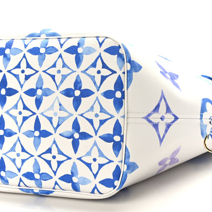 Louis Vuitton Monogram Giant By The Pool 2.0 Neverfull MM Blue 9 of 9
