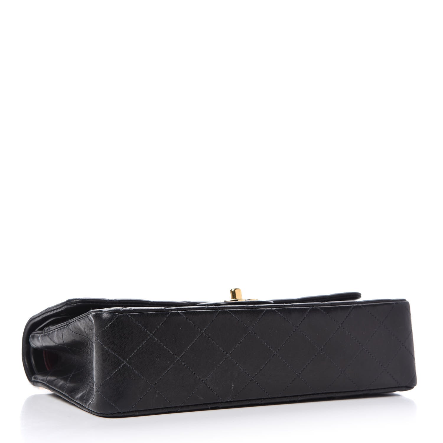 Chanel Lambskin Quilted Medium Double Flap Black 4 of 11
