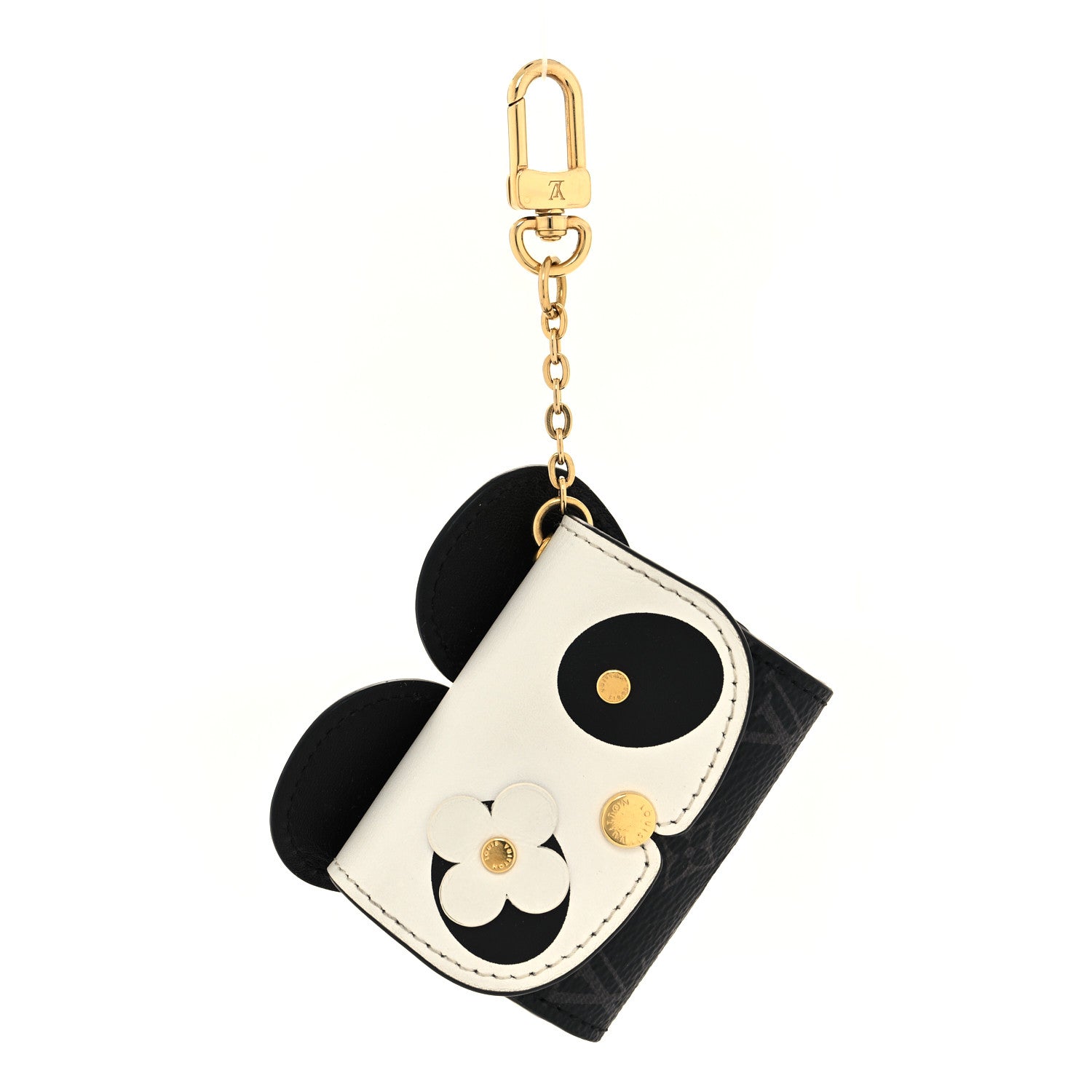 Louis Vuitton Monogram Eclipse Panda Earpods Case 1 of 4