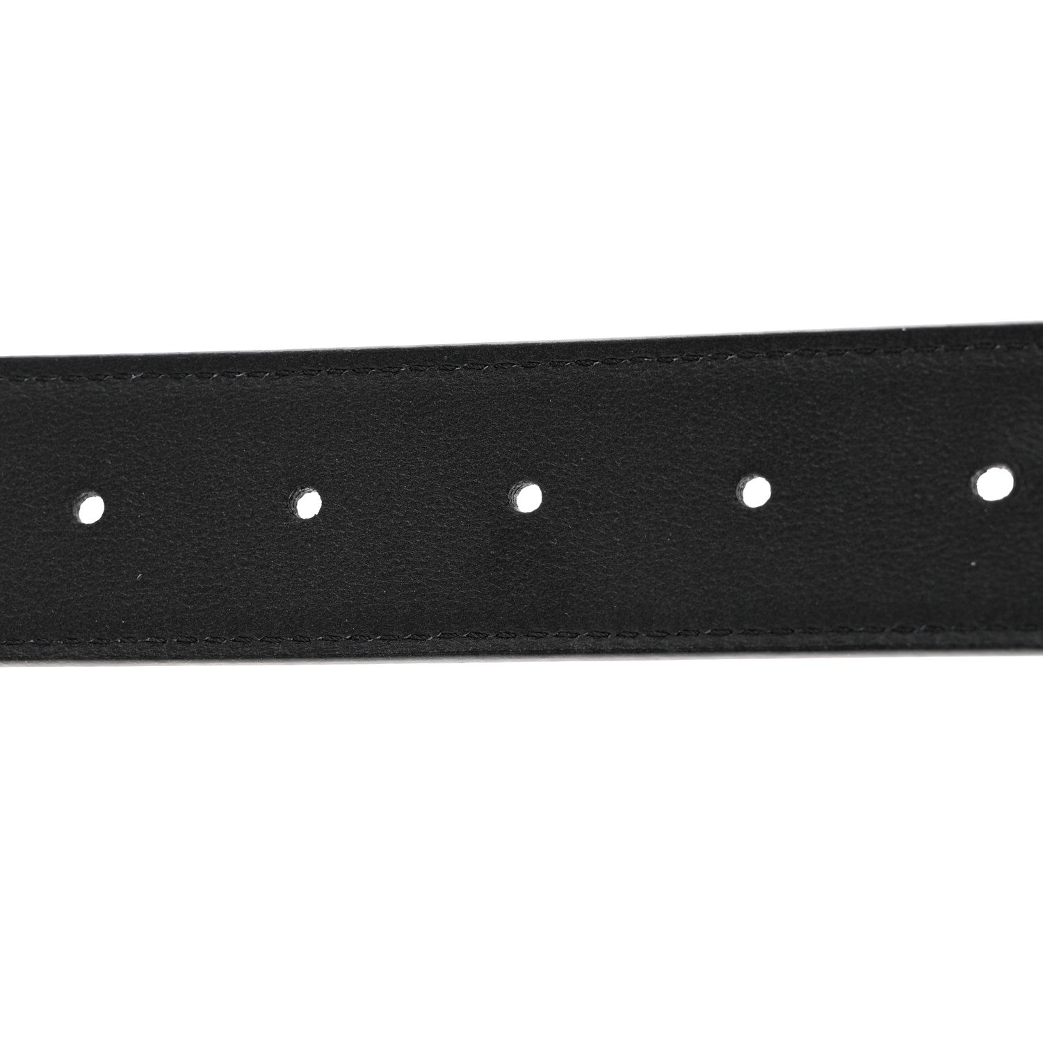 Fendi Glazed Fabric FF Buckle Reversible Belt 85 34 Black 4 of 5
