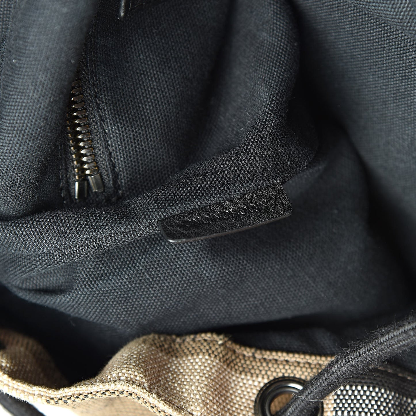 Canvas Mega Check Korbin Backpack Camel