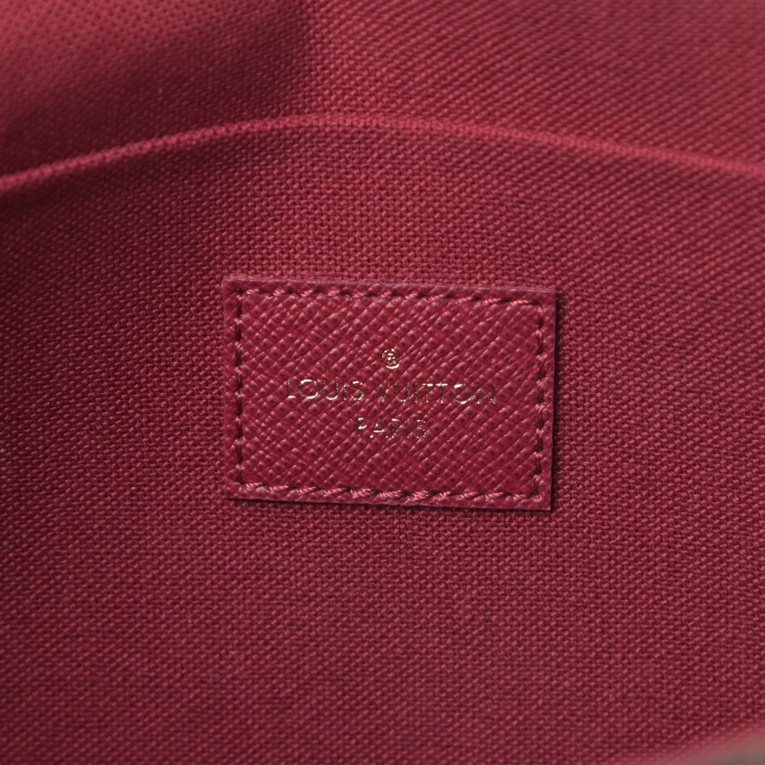 Louis Vuitton Monogram Pochette Felicie Chain Wallet Fuchsia 8 of 18
