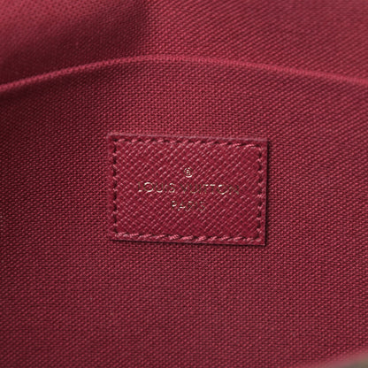 Louis Vuitton Monogram Pochette Felicie Chain Wallet Fuchsia 8 of 18