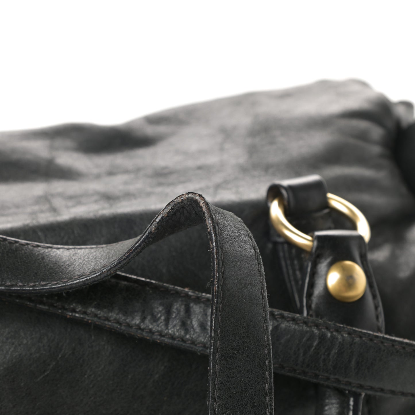 Soft Calfskin Small Bow Bag Black