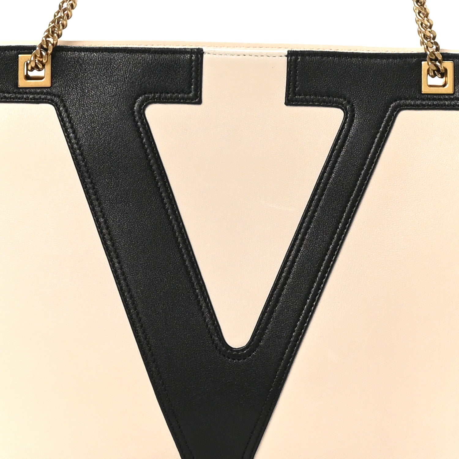 Valentino Garavani Nappa Medium Viva Superstar Shopping Tote Butter Black 7 of 9