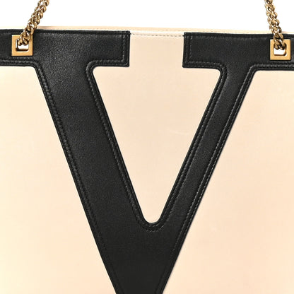 Valentino Garavani Nappa Medium Viva Superstar Shopping Tote Butter Black 7 of 9