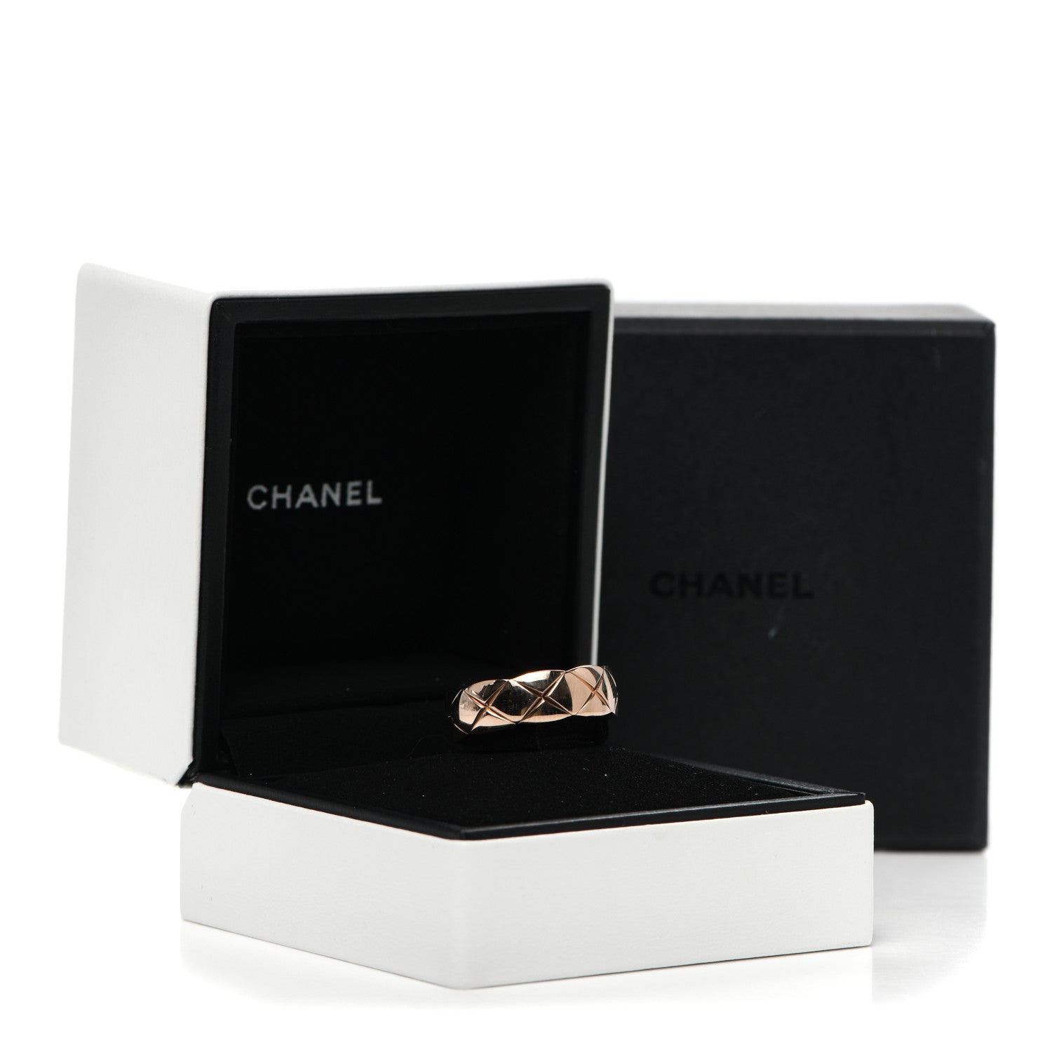 Chanel 18K Rose Gold Small Coco Crush Ring 55 7.25 6 of 6
