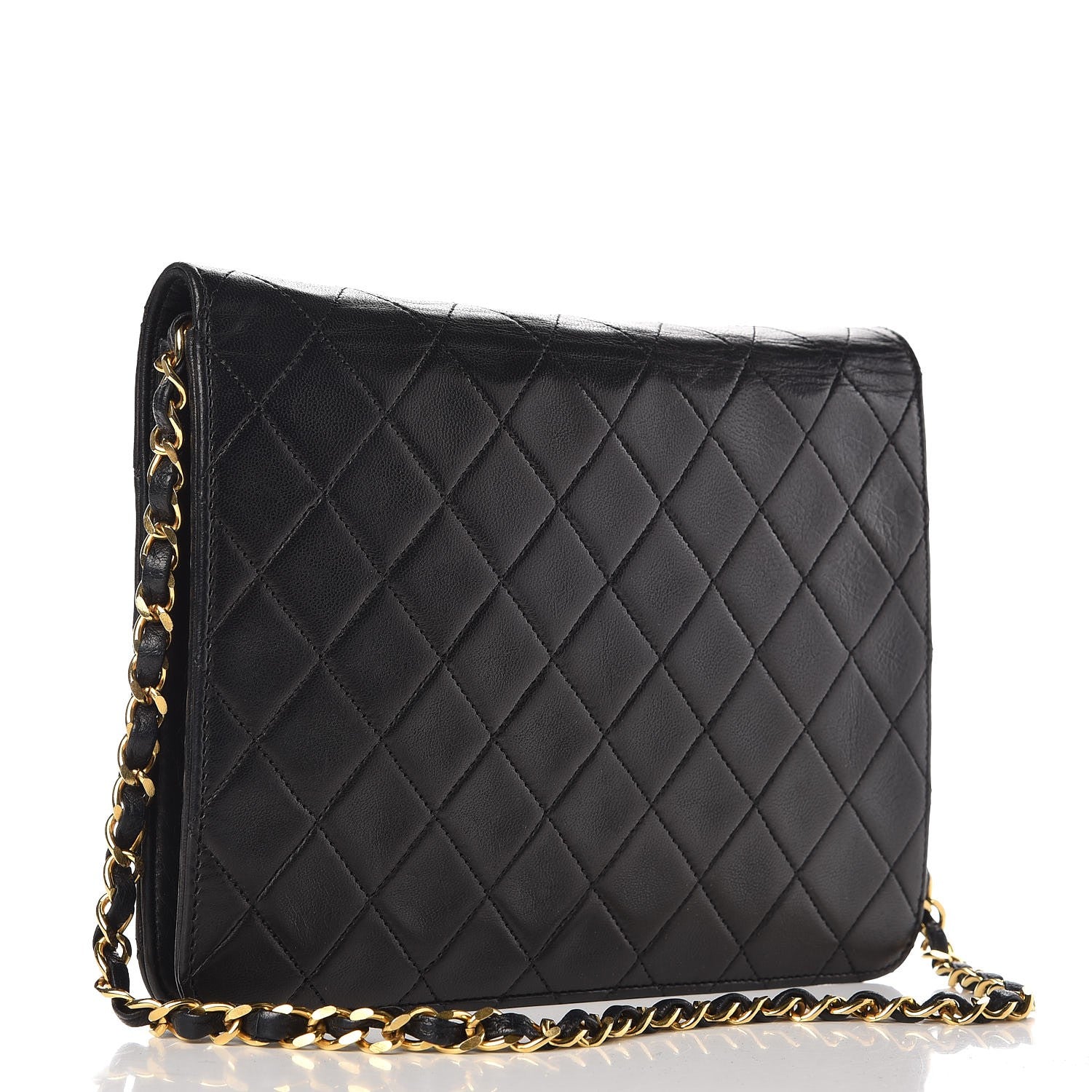 Chanel Lambskin Quilted Small Single Flap Black 3 of 10