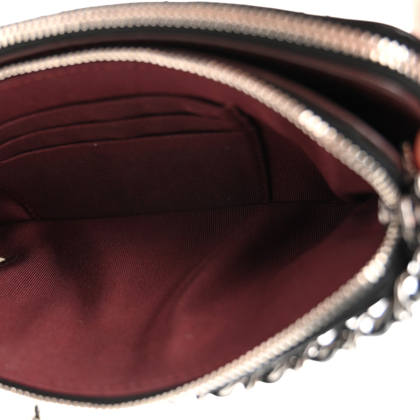 Lambskin Quilted Small Clutch With Chain Black