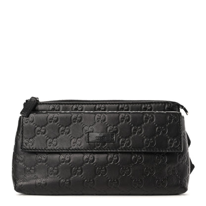 Gucci Guccissima Waist Belt Bag Black 1 of 10