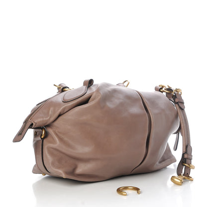 Gucci Calfskin Soft Icon Top Handle Bag Pink Tan 3 of 14