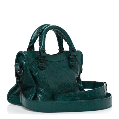 Balenciaga Agneau Classic Hardware Mini City Emerald 3 of 10