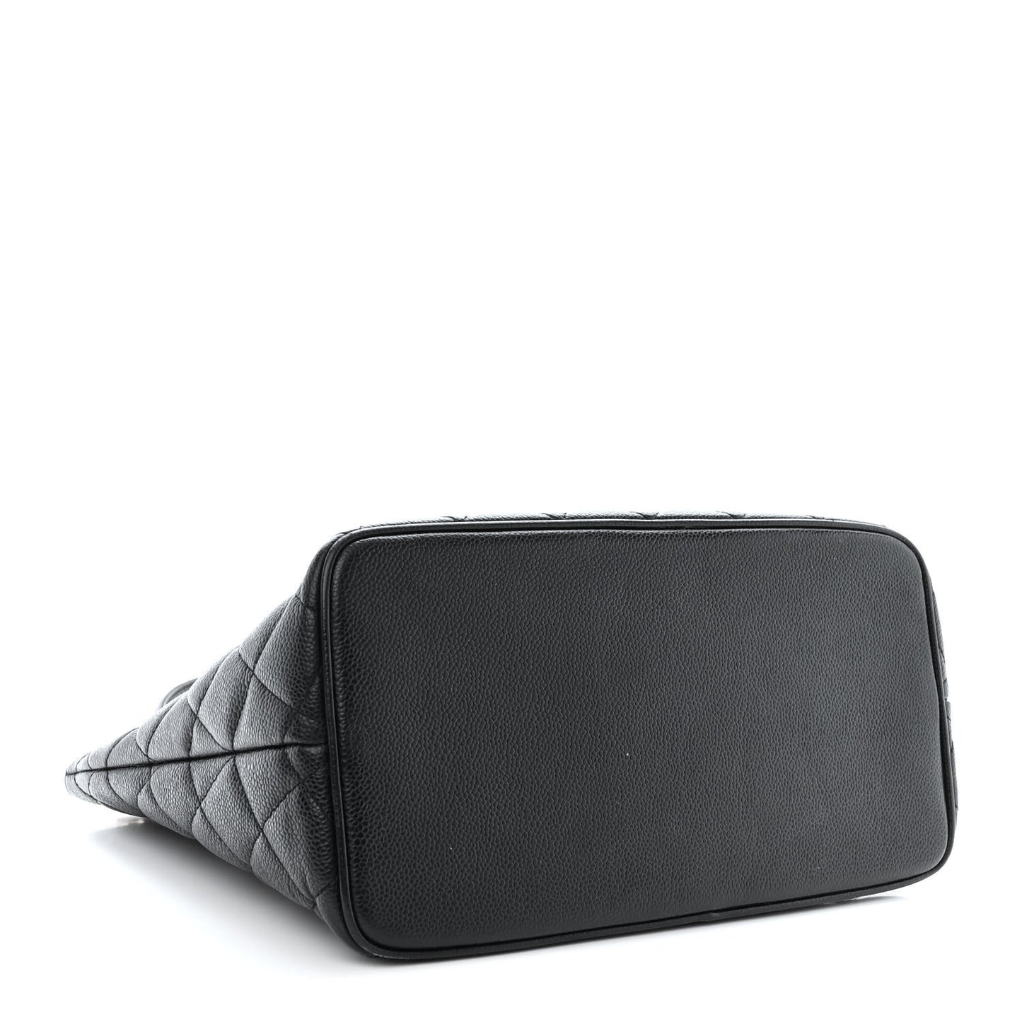 Caviar Quilted Medallion Tote Black