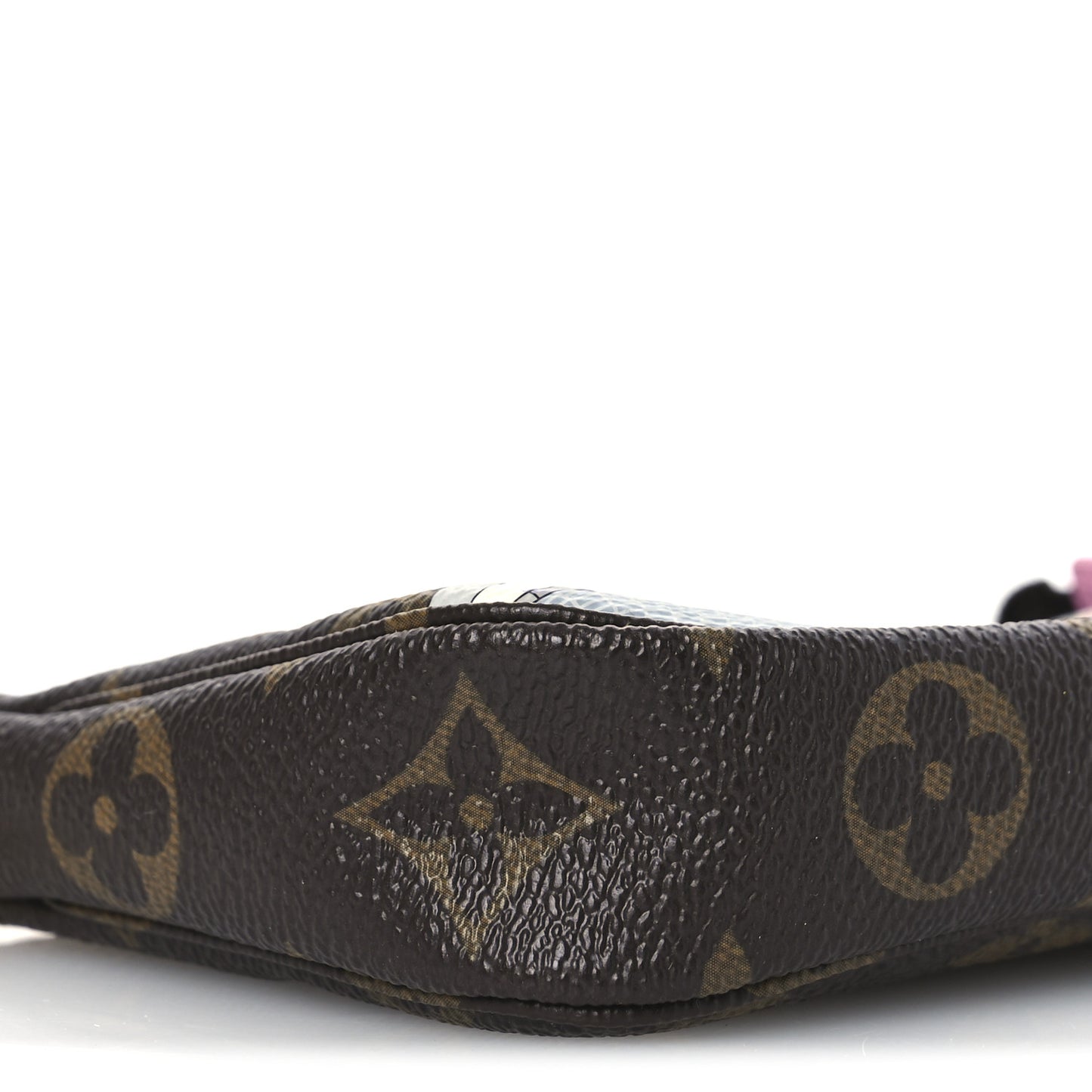 Monogram 2022 Christmas Animation Paris Mini Pochette Accessories Pink