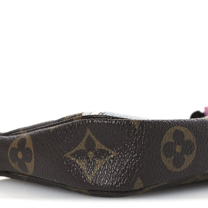 Louis Vuitton Monogram 2022 Christmas Animation Paris Mini Pochette Accessories Pink 9 of 13